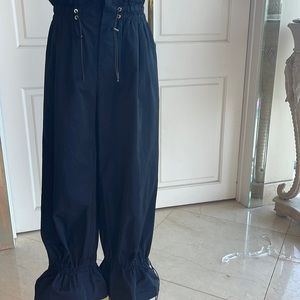 Jonathan Simkhai Taffeta ankle tie cargo Pants